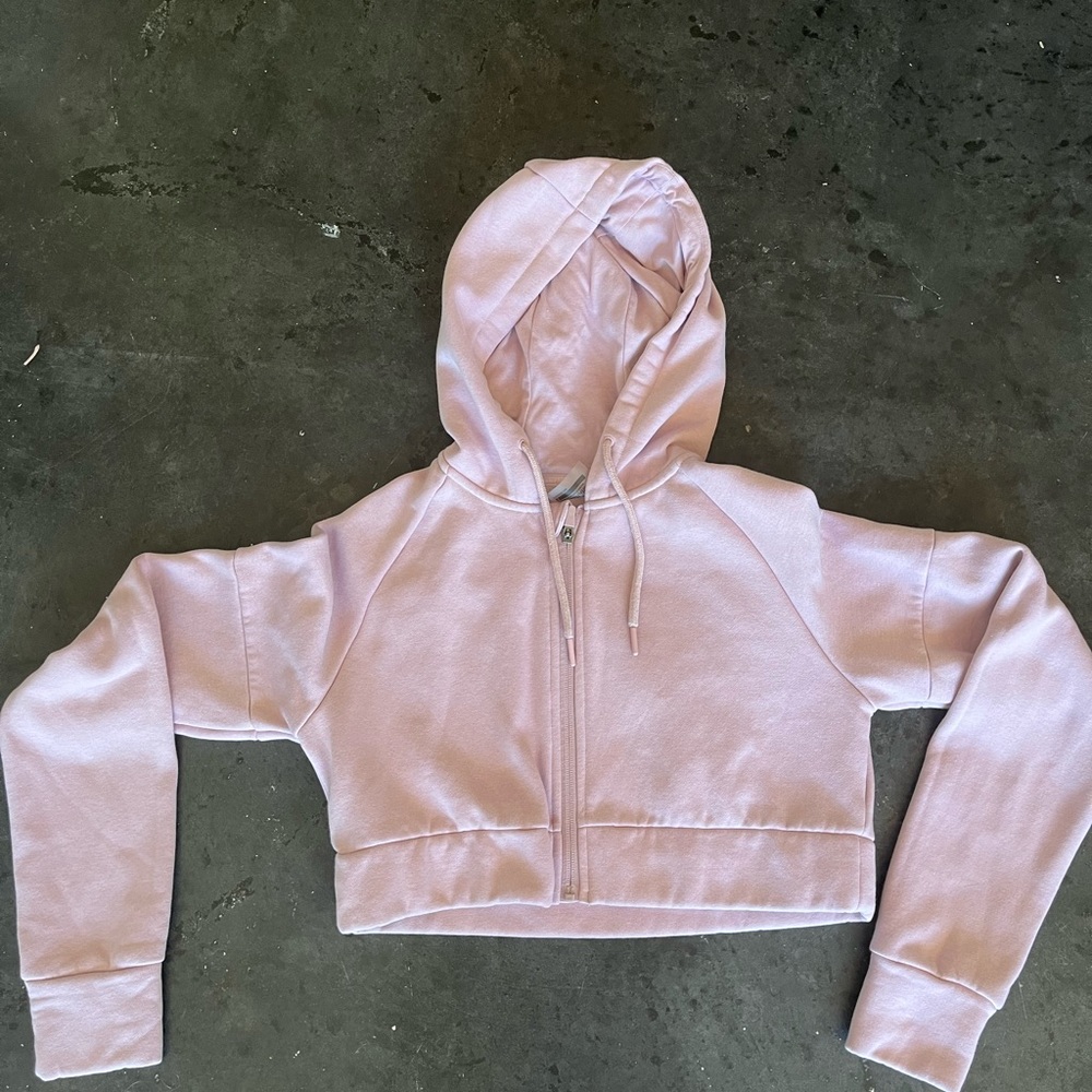 Gymshark Cropped Zip-up Hoodie